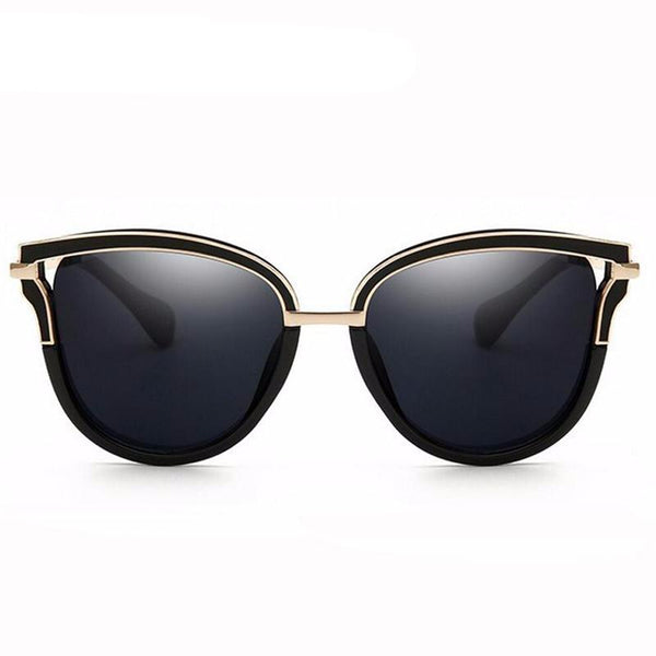 Black Frame Sun Glasses for Women