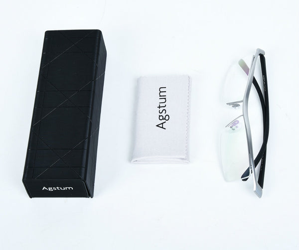 Pure Titanium Half Rimless Business Glasses