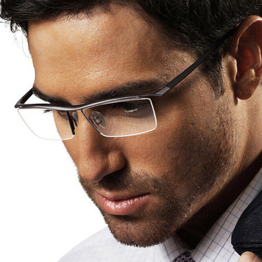 Pure Titanium Half Rimless Business Glasses