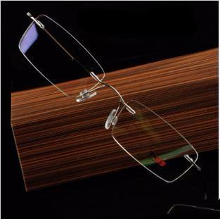 Wooden Frame With Clear White Glasses