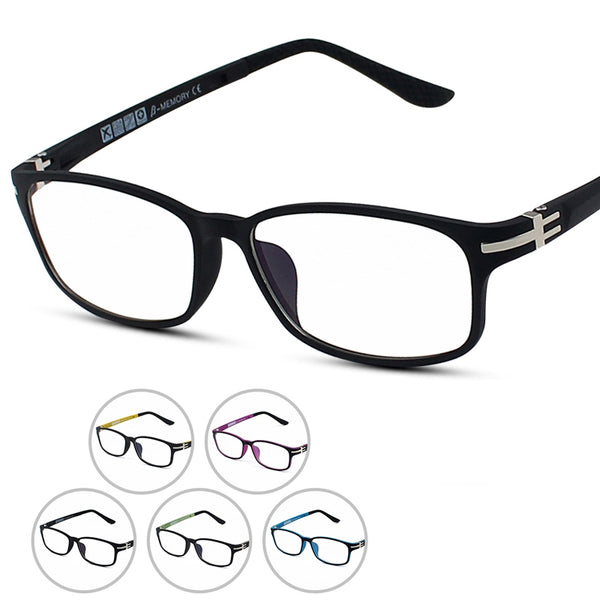 Blue Edge Titanium Glasses