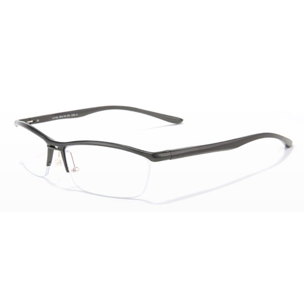 Black Half Rim Eye Glassses