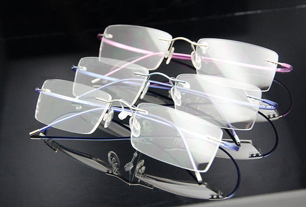 Ultra-light Memory Titanium Glasses Frame