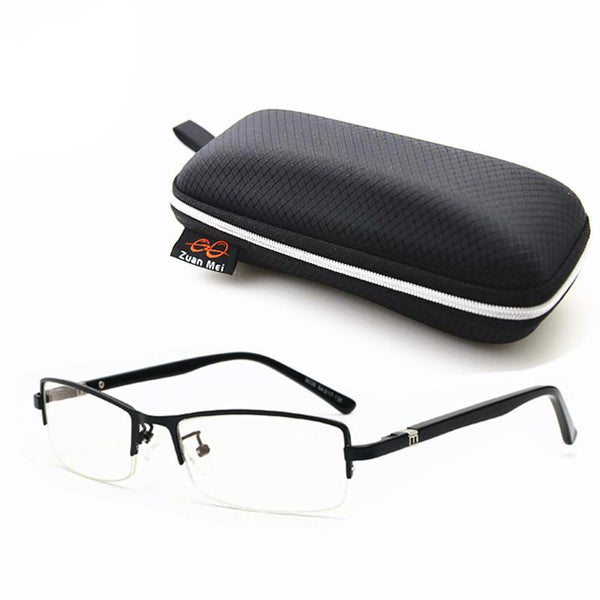 Black Shield Frame With Glasses