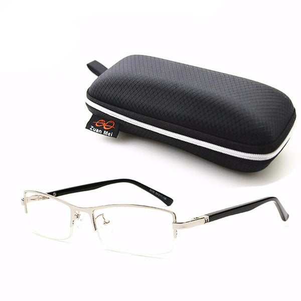 Black Shield Frame With Glasses