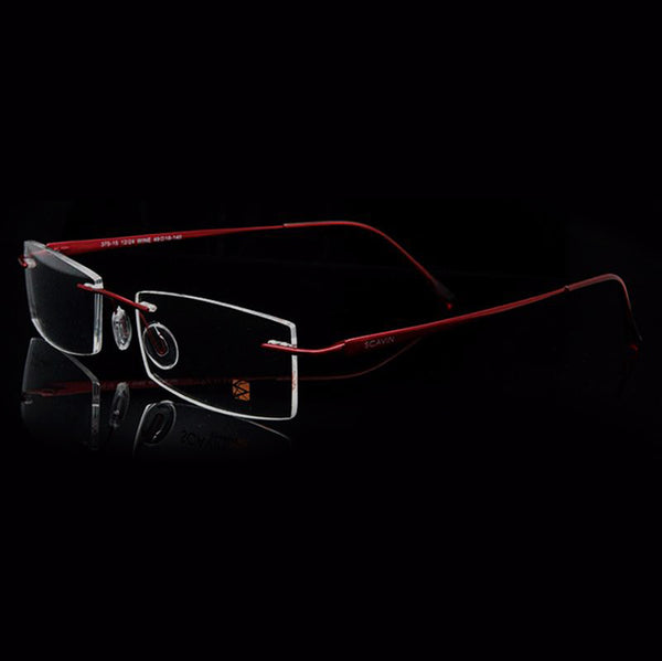 Flexible Rimless Titanium Eyeglass
