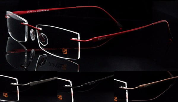 Flexible Rimless Titanium Eyeglass