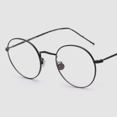 Gold Alloy Frame Eyeglasses