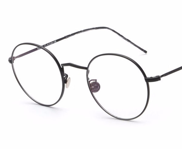 Gold Alloy Frame Eyeglasses