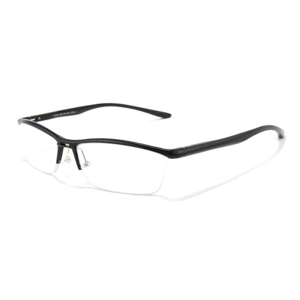 Black Half Rim Eye Glassses