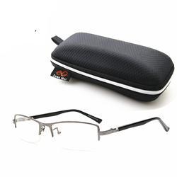 Black Shield Frame With Glasses