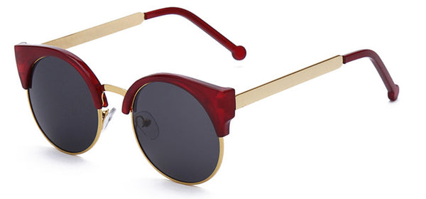 Half Frame Cat Eye Glasses for Women