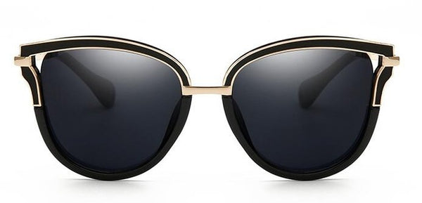 Black Frame Sun Glasses for Women