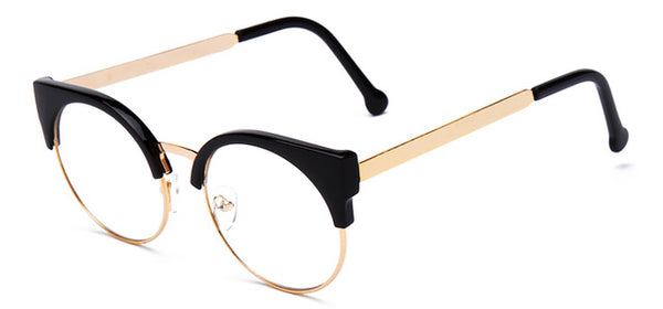 Half Frame Cat Eye Glasses for Women