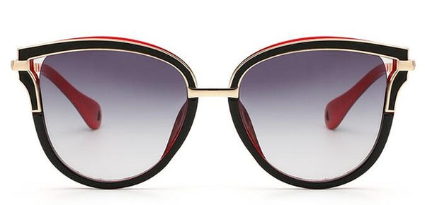 Black Frame Sun Glasses for Women