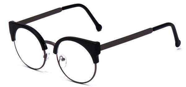 Half Frame Cat Eye Glasses for Women