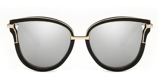 Black Frame Sun Glasses for Women